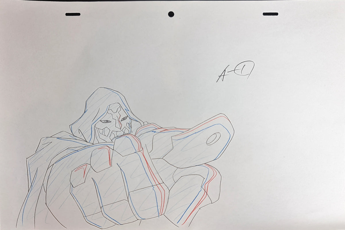 Marvel Avengers Assemble Production Animation Cel Drawing: Dr Doom - 1253