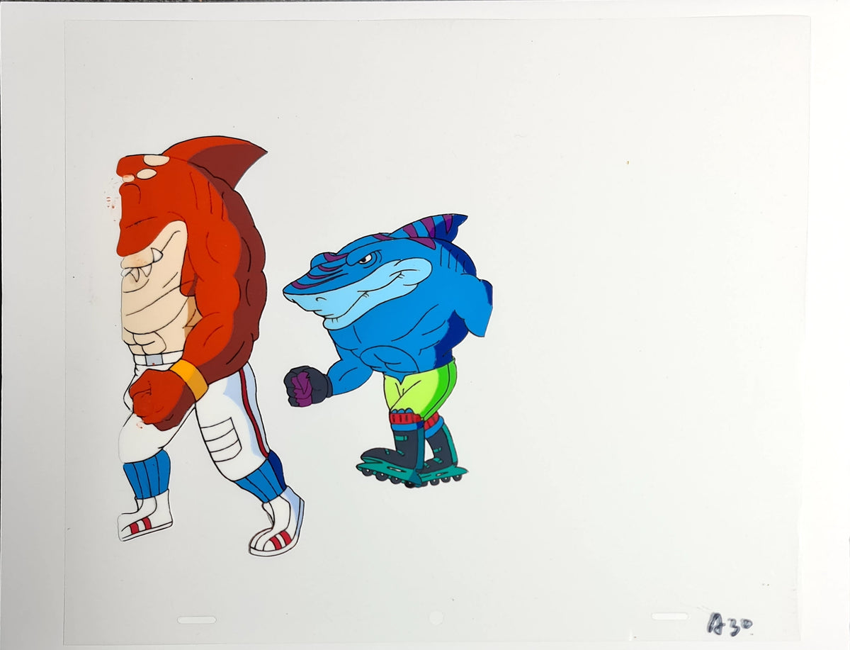 Street Sharks Animation Production Cel: Streex - 1319