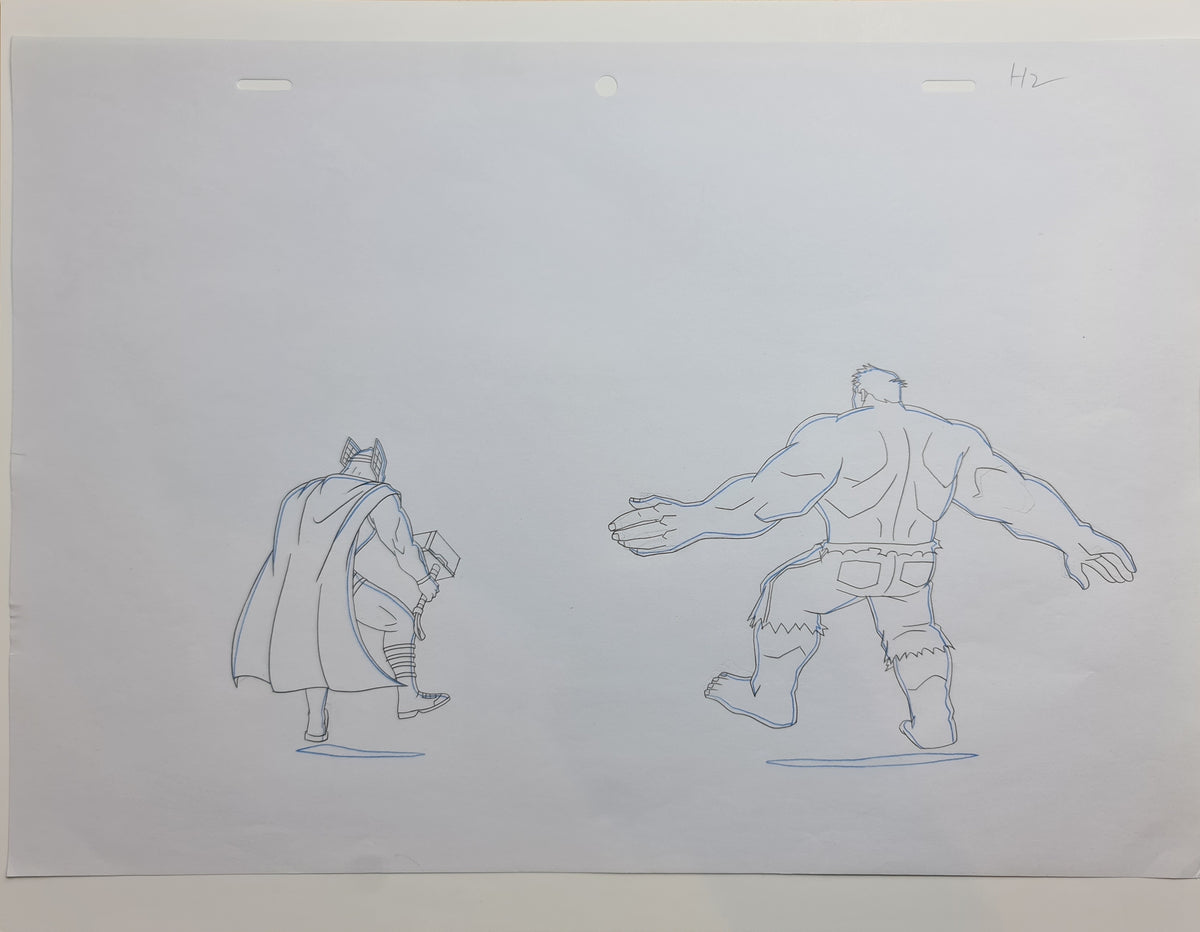 Marvel Avengers Assemble Production Animation Cel Drawing: 1541