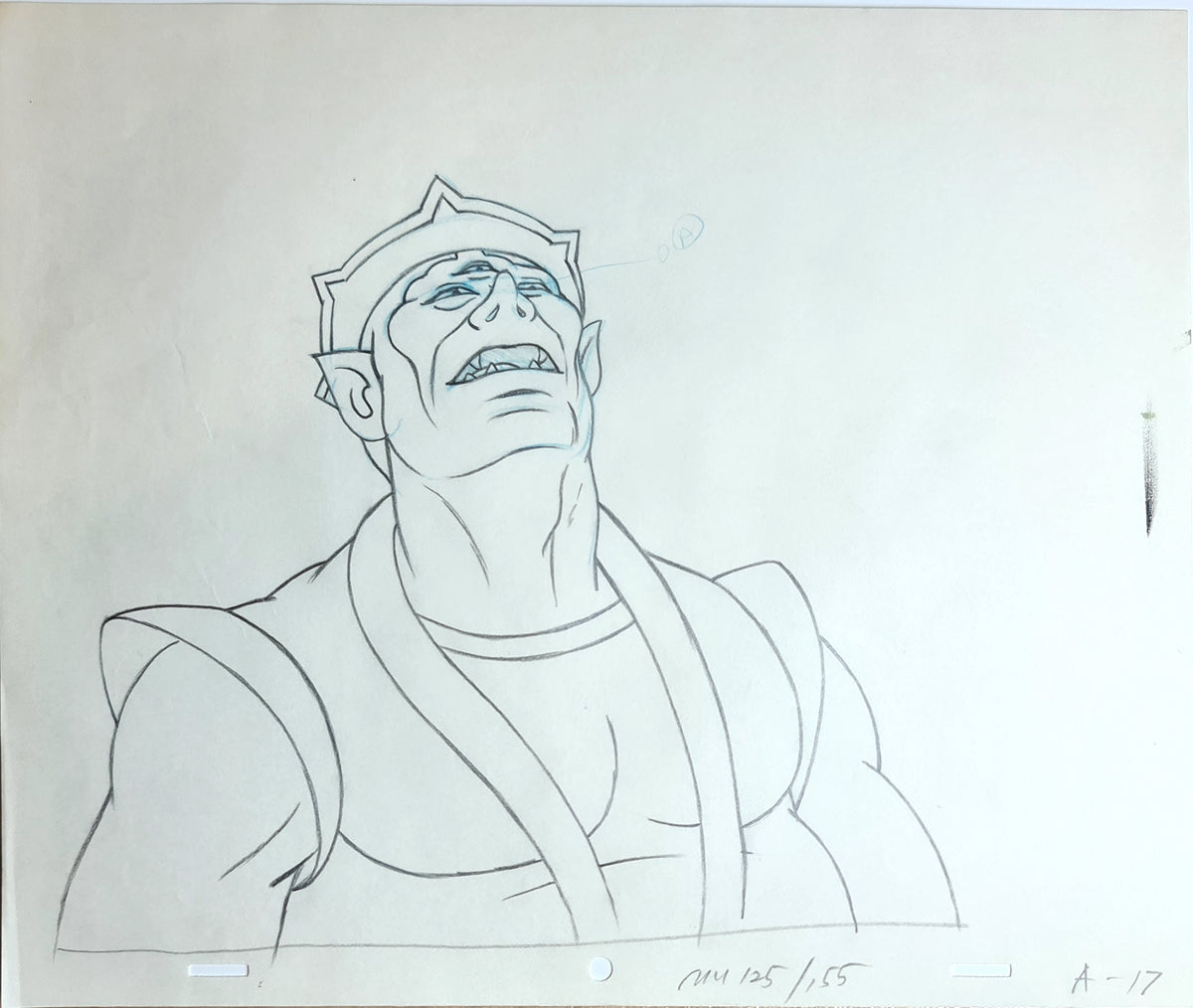 He-Man & The Masters Of The Universe Production Cel Drawing: Angast - 1707