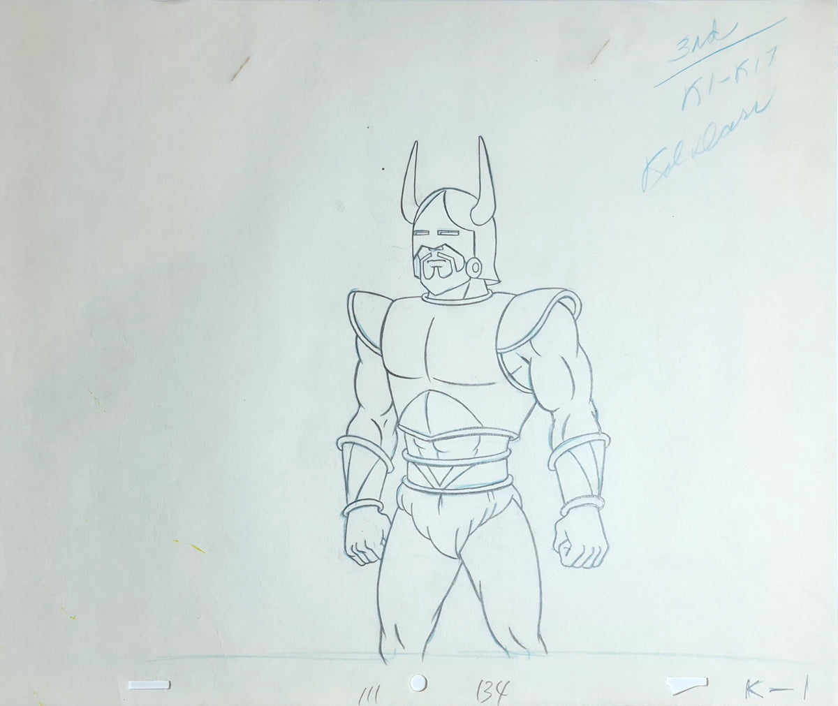 He-Man & The Masters Of The Universe Production Cel Drawing: Kol Darr - 1708