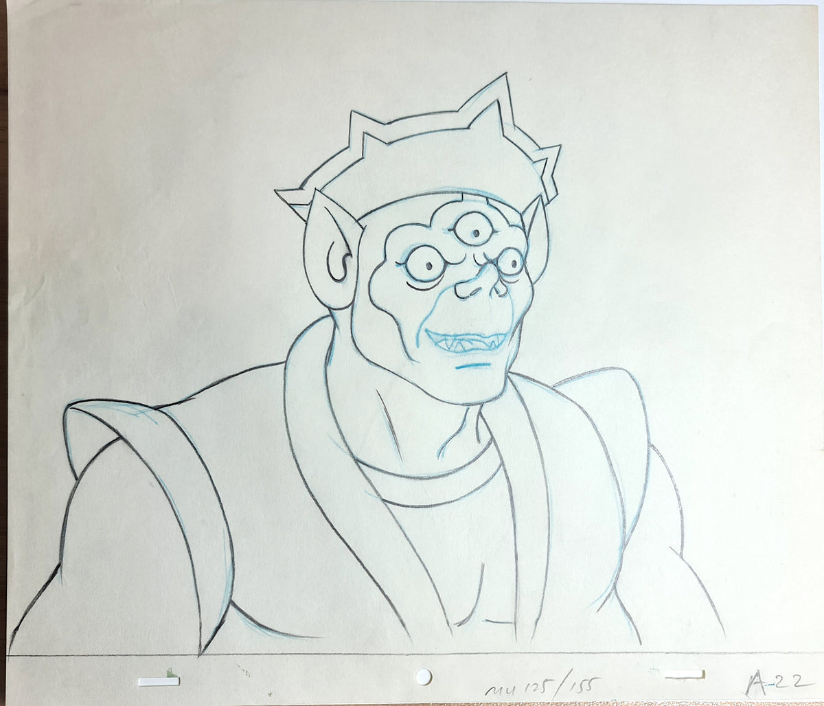 He-Man & The Masters Of The Universe Production Cel Drawing: Angast - 1712