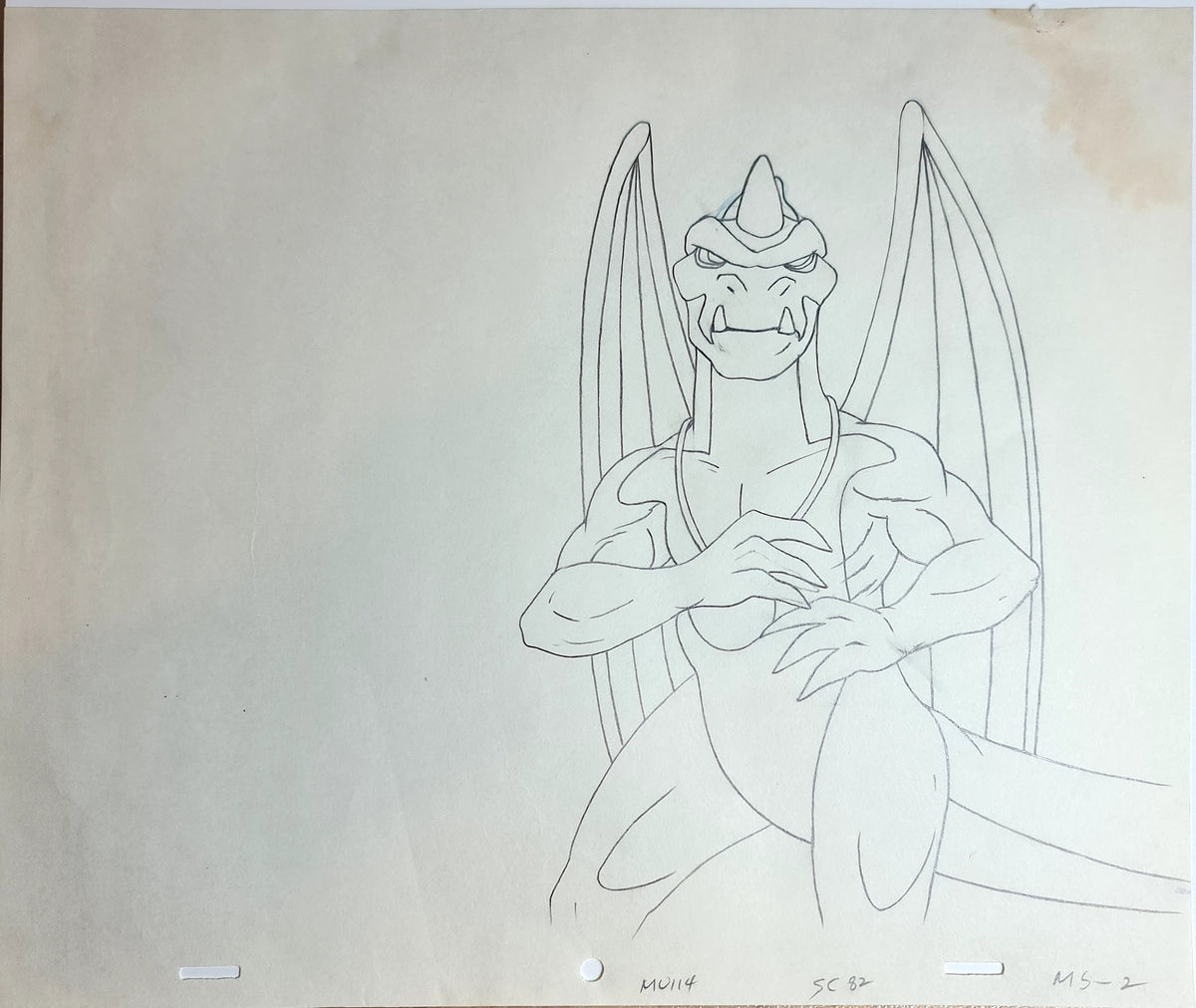 He-Man & The Masters Of The Universe Production Cel Drawing: Morning Star - 1731