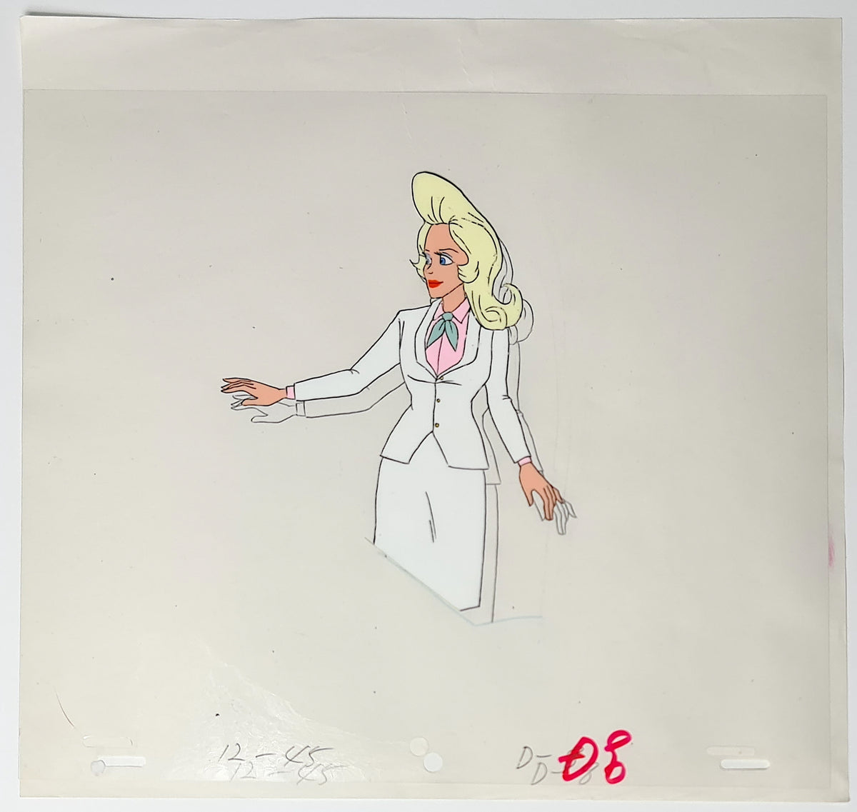 The Real Ghostbuster Animation Production Cel - 1802