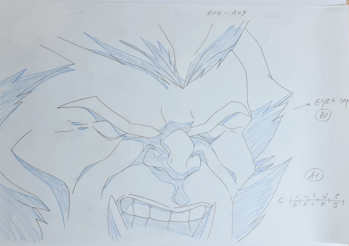 Marvel Avengers Assemble Production Animation Cel Drawing: 1933