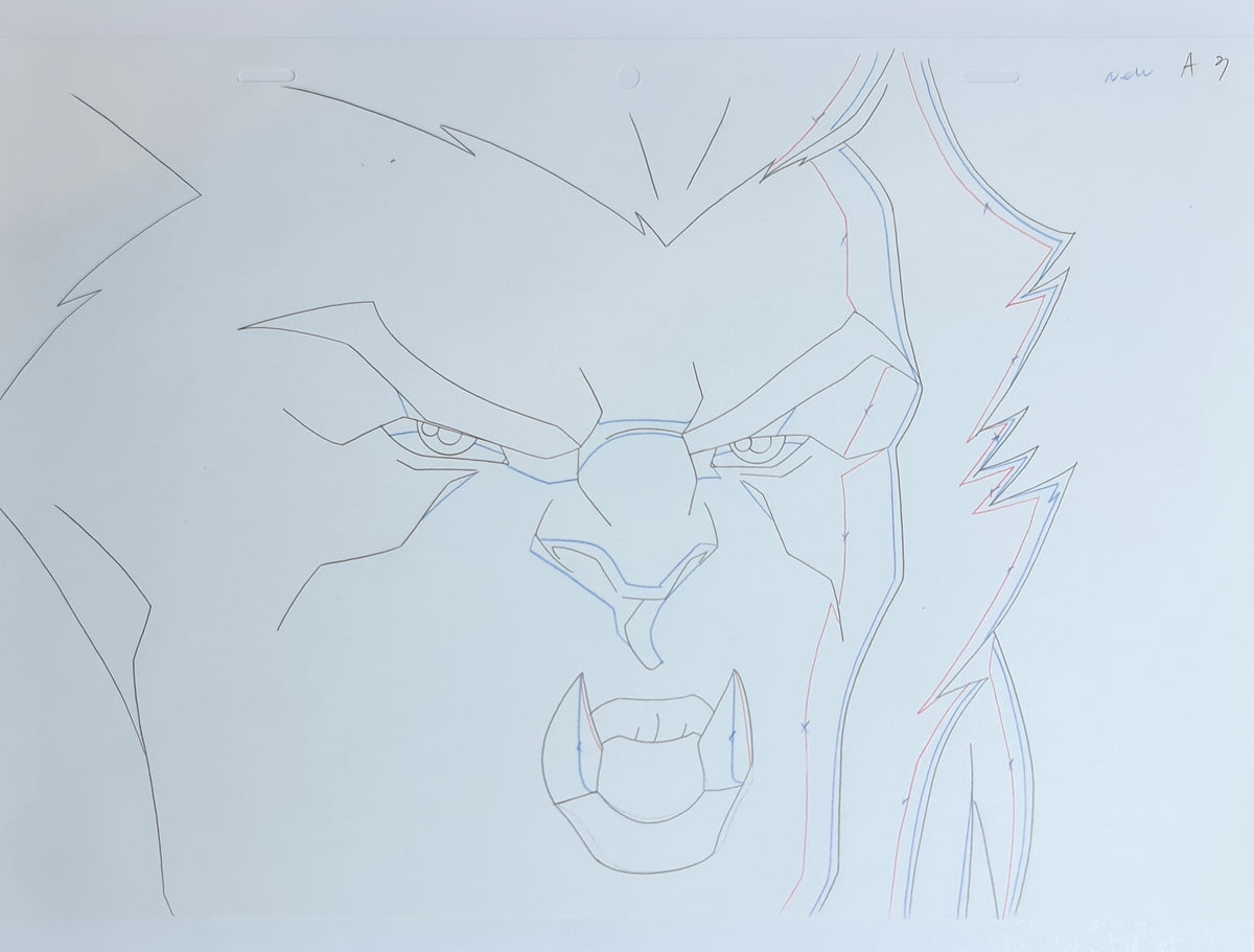 Marvel Avengers Assemble Production Animation Cel Drawing: 1935