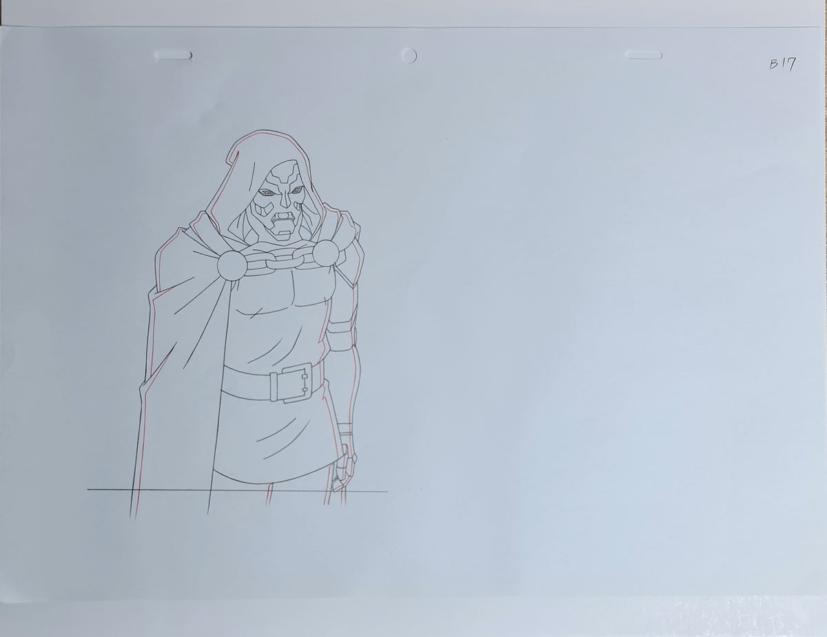 Marvel Avengers Assemble Production Animation Cel Drawing: 1966