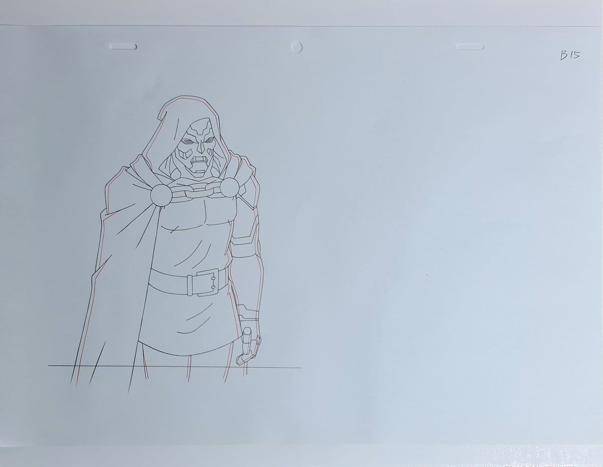 Marvel Avengers Assemble Production Animation Cel Drawing: 1968