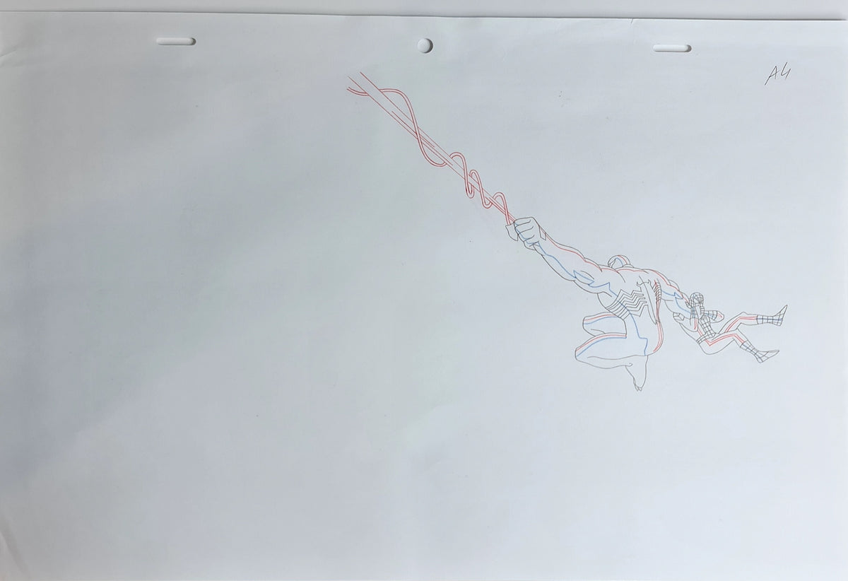 Marvel Ultimate Spiderman Production Animation Cel Drawing: Venom - 2020