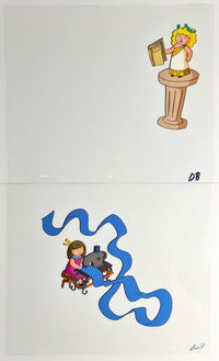 Load image into Gallery viewer, 2 Pack Madeline Animation Production Cel - 1847
