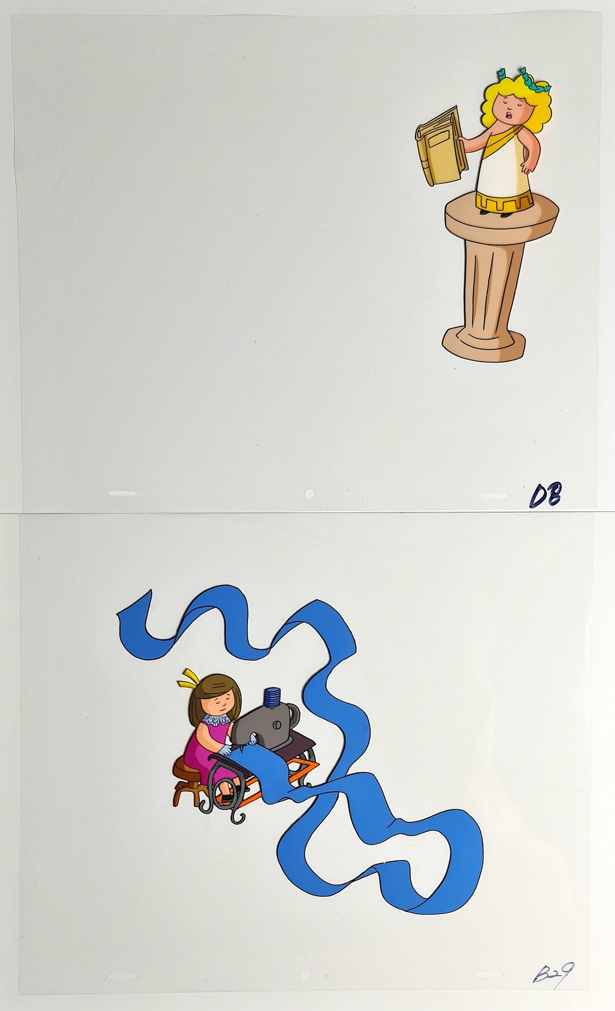 2 Pack Madeline Animation Production Cel - 1847
