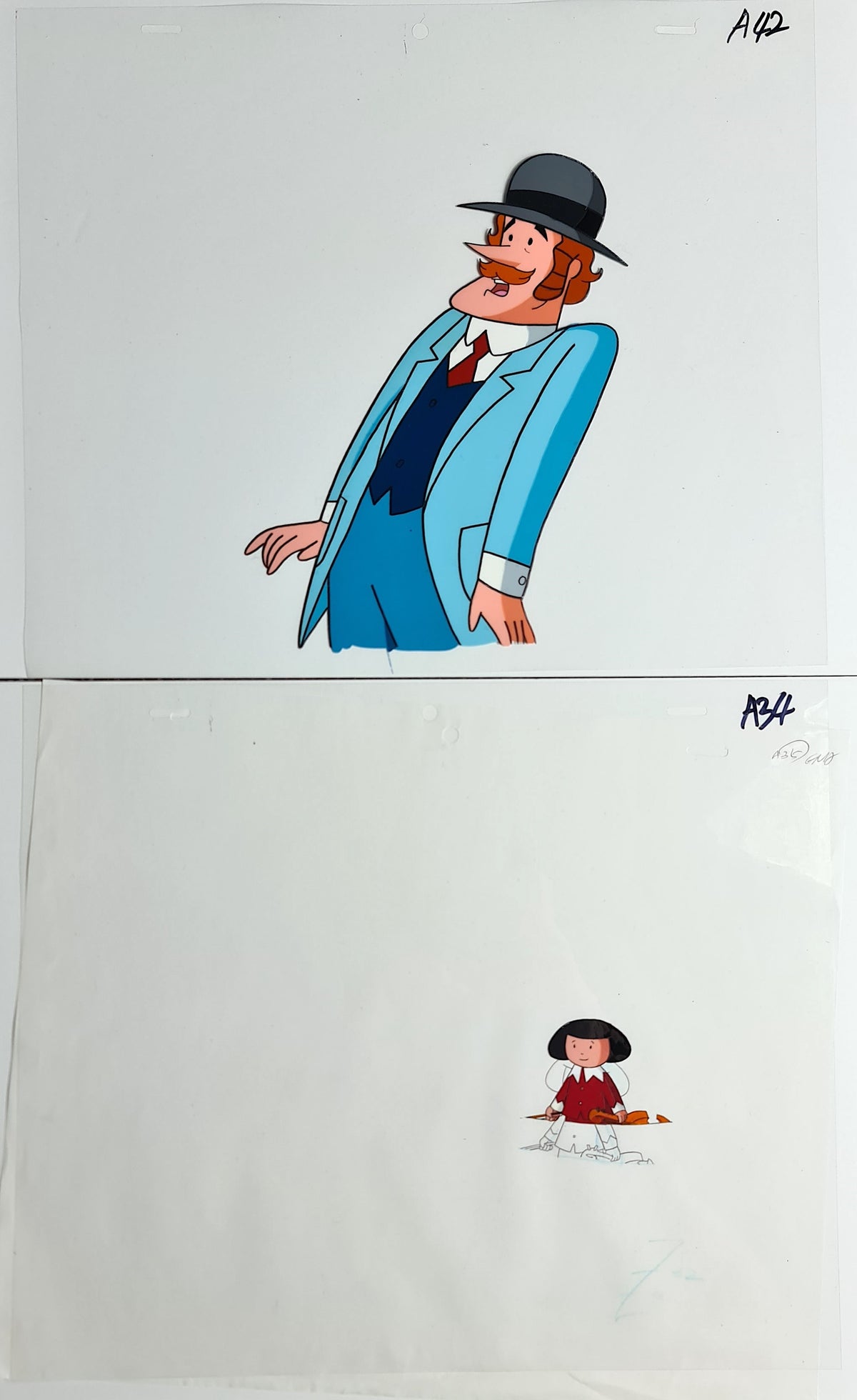 2 Pack Madeline Animation Production Cel: Pepito - 995