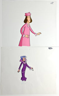 Load image into Gallery viewer, 2 Pack Madeline Animation Production Cel: Madame LaCroque - 987
