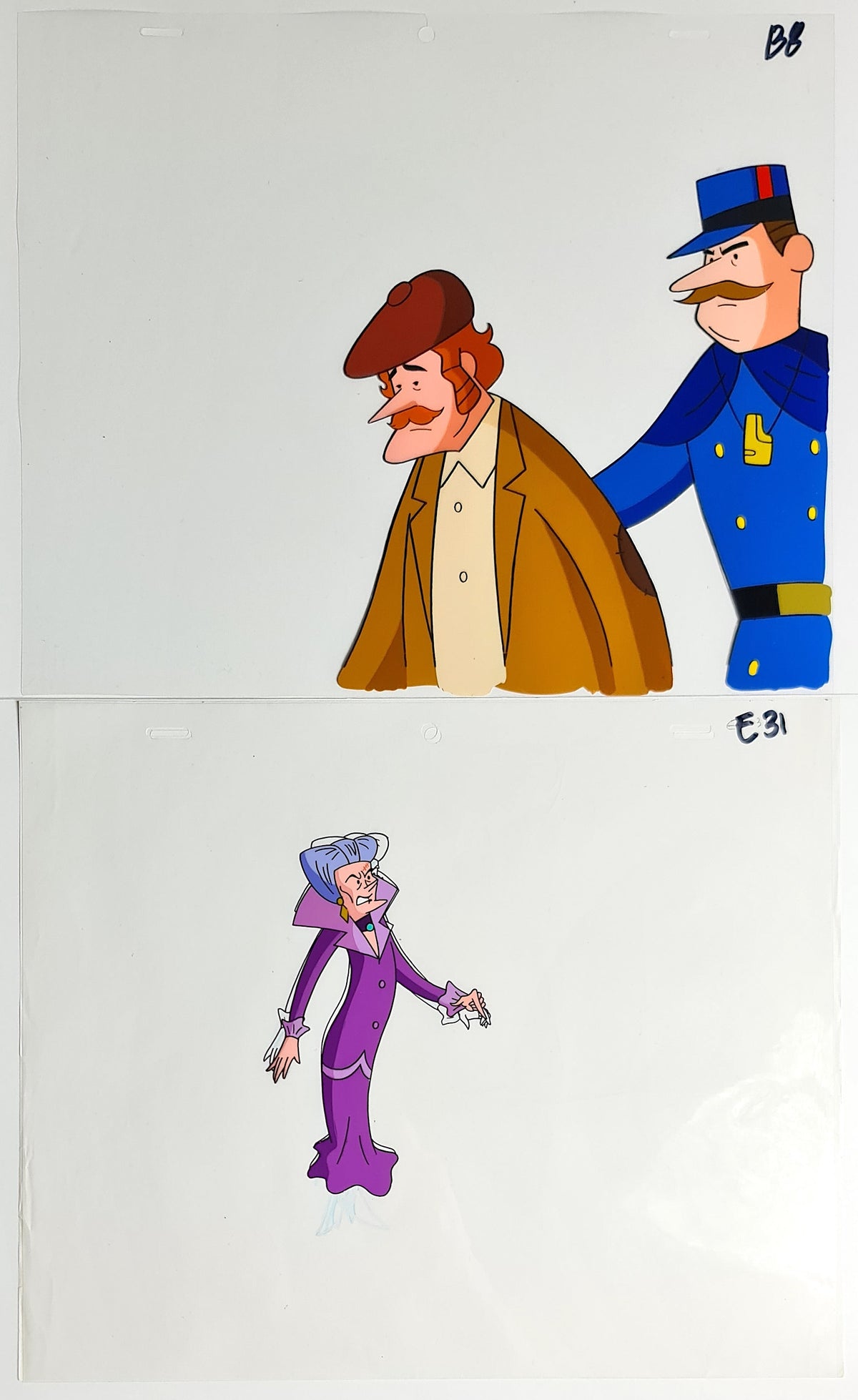 2 pack Madeline Animation Production Cel: Madame LaCroque - 978