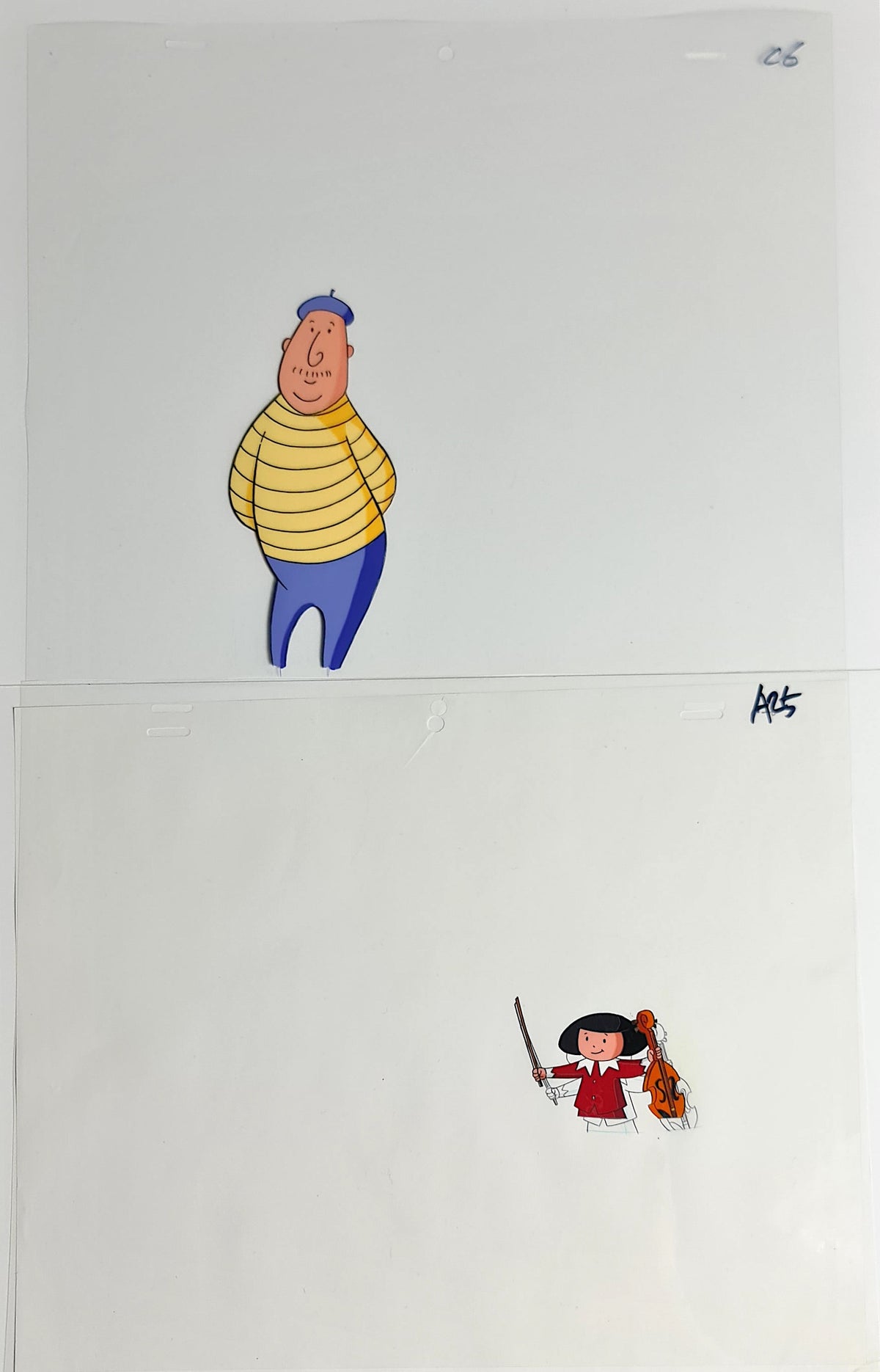 2 Pack Madeline Animation Production Cel: Pepito - 968