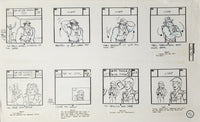 Load image into Gallery viewer, Lot of 25 Filmation Ghostbusters Storyboard &amp; Dialogue Pages - 3777
