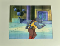 Load image into Gallery viewer, TMNT Teenage Mutant Ninja Turtles Animation Production Cel: Rocksteady - 2193
