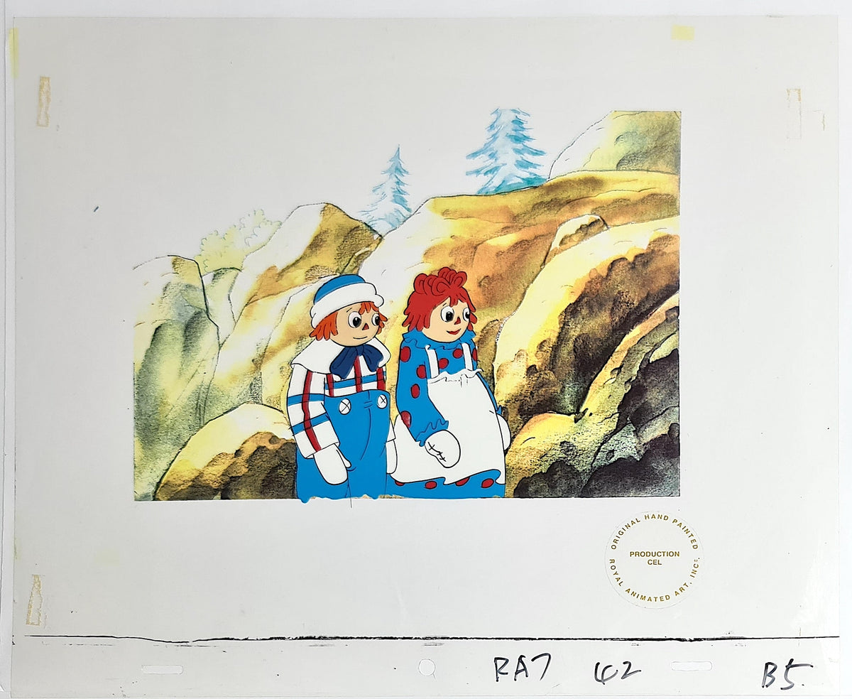 Raggedy Ann & Andy Animation Production Cel: 2313