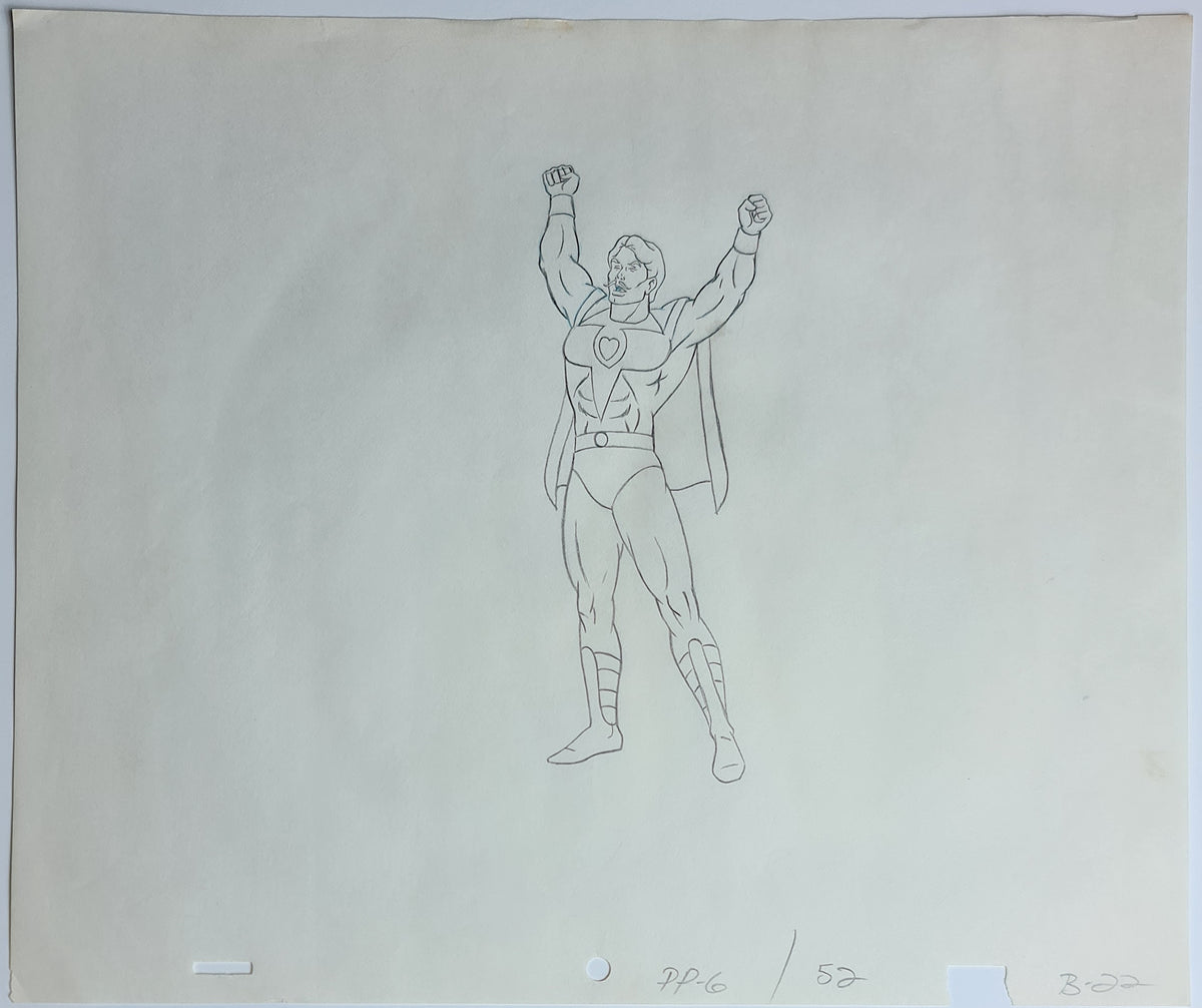 She-Ra Princess of Power Animation Production Cel Drawing: Bow - 2404