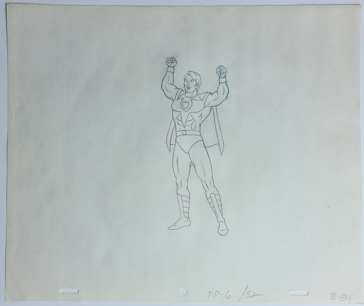 She-Ra Princess of Power Animation Production Cel Drawing: Bow - 2405