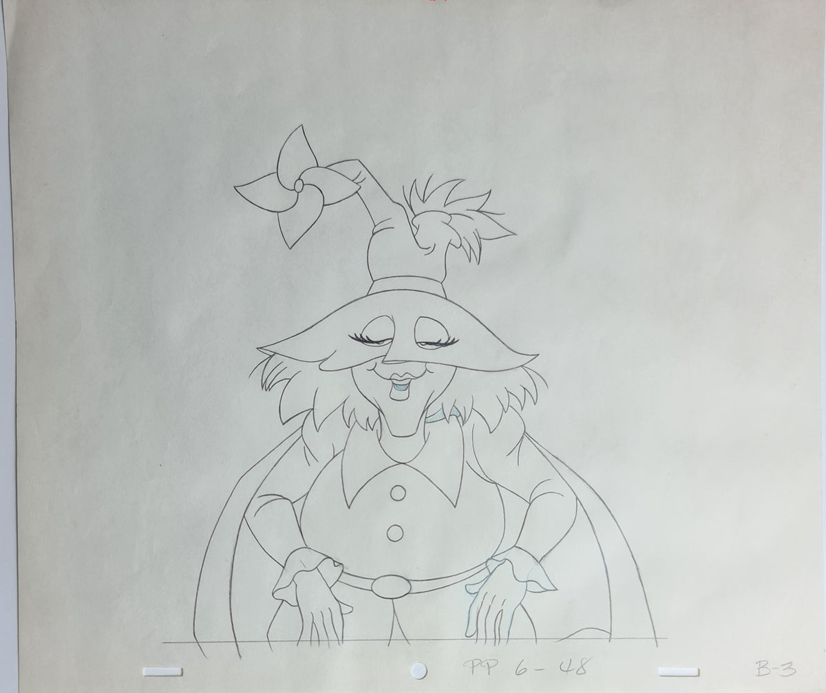 She-Ra Princess of Power Animation Production Cel Drawing: Madame Razz - 2411