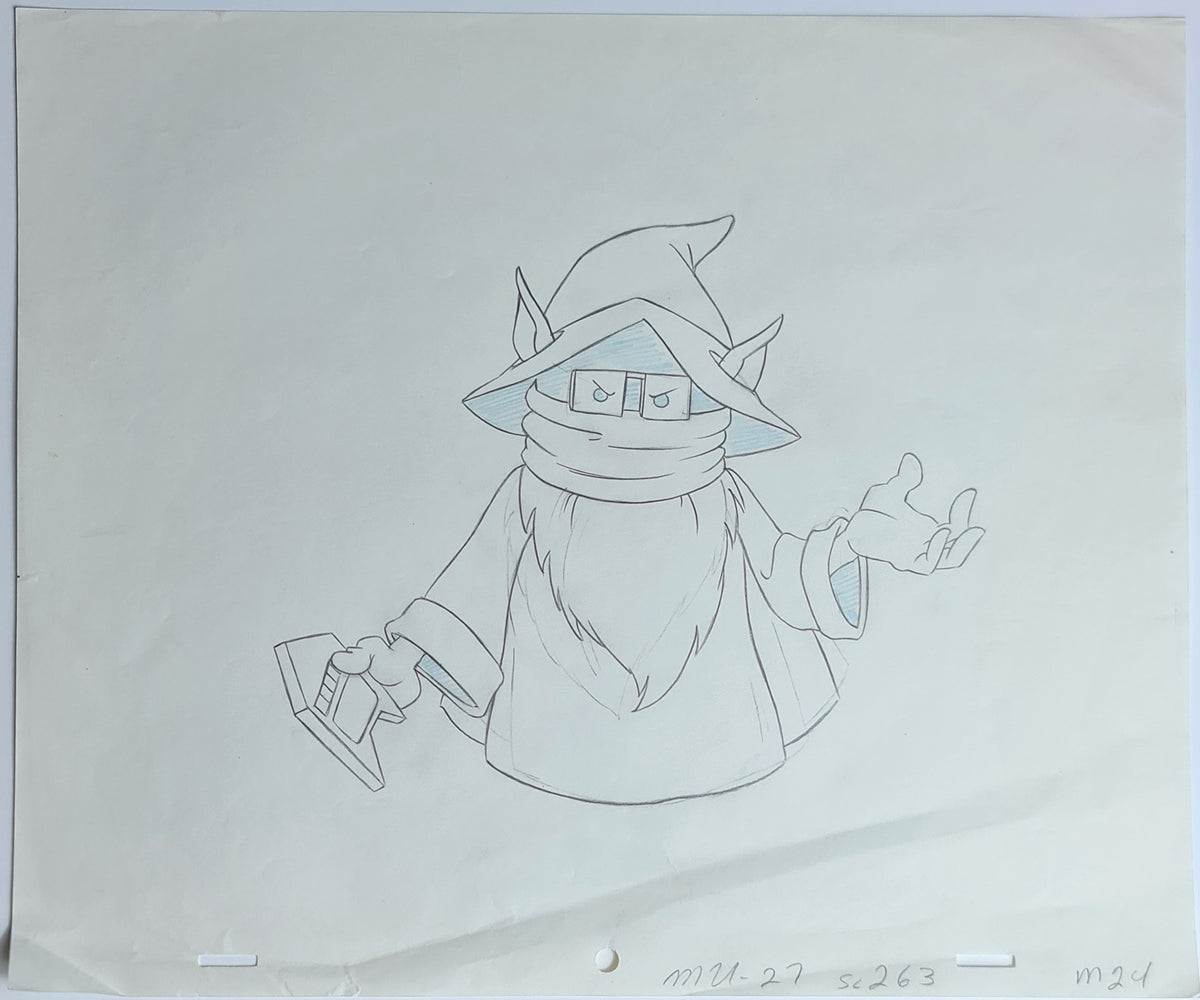 He-Man MOTU Animation Production Cel Drawing: Montork - 2422