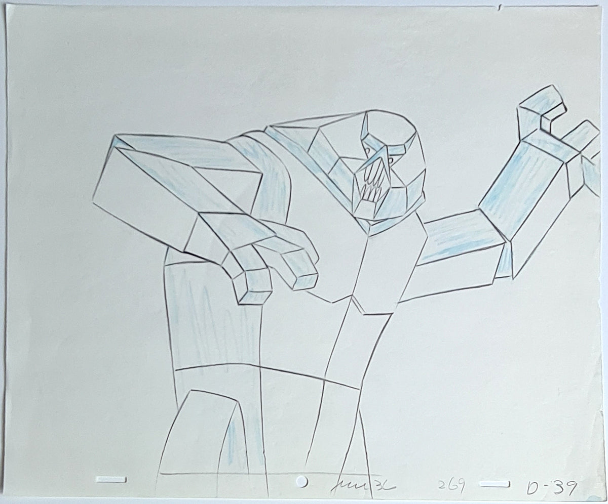 He-Man MOTU Animation Production Cel Drawing - 2456