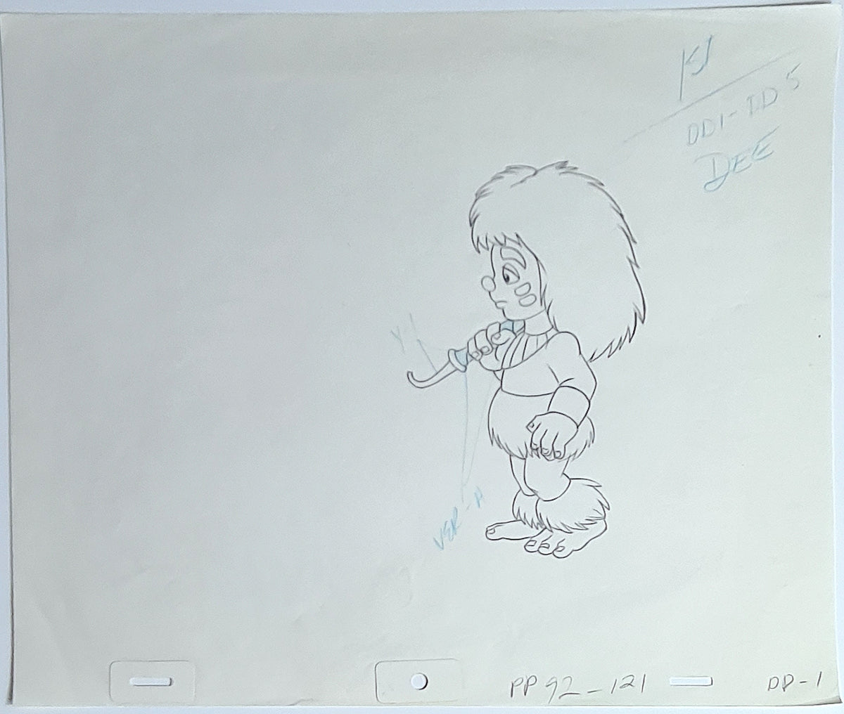 She-Ra Princess of Power Animation Production Cel Drawing: Dee - 2460