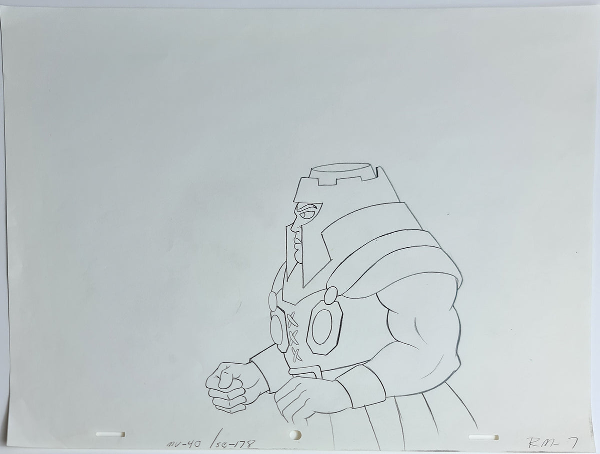 He-Man MOTU Animation Production Cel Drawing: Ram Man - 2471