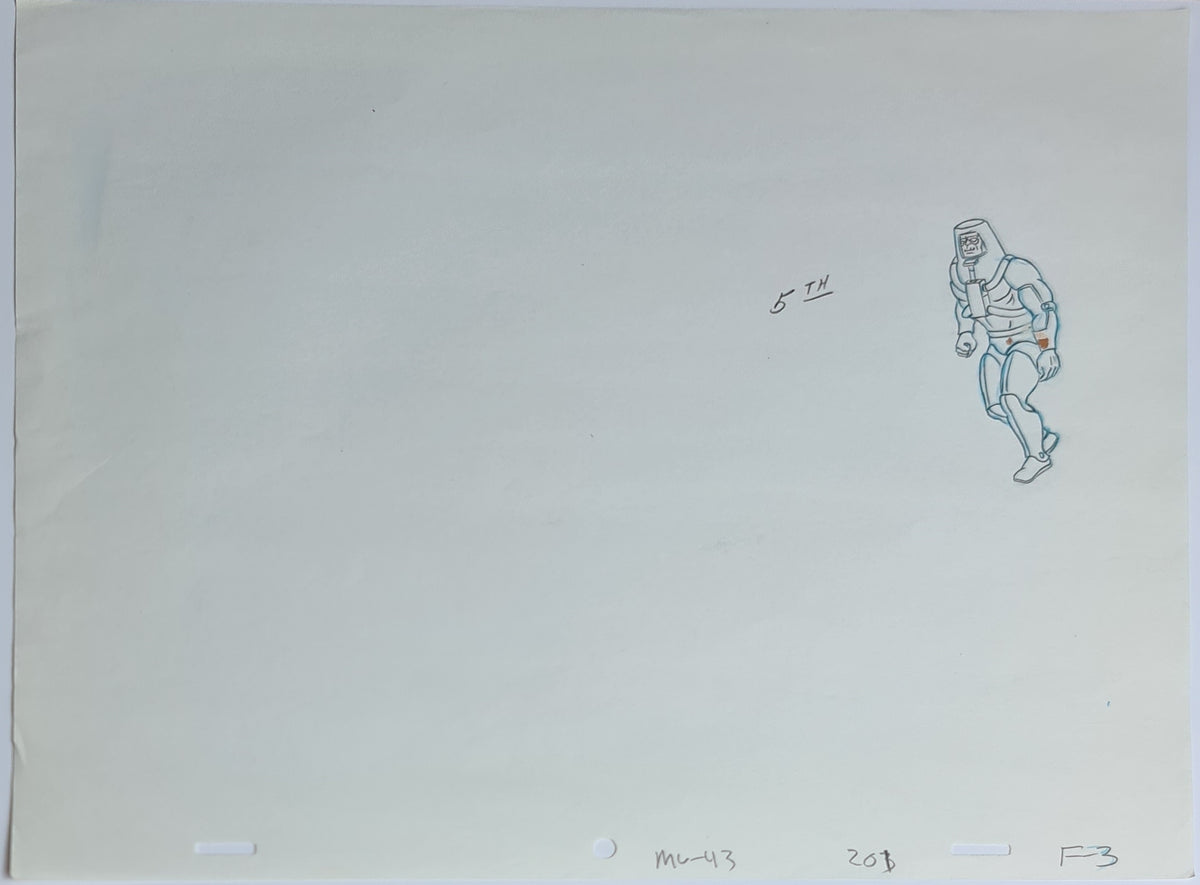 He-Man MOTU Animation Production Cel Drawing: Man-E-Faces - 2525