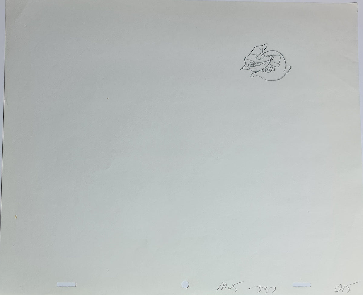 He-Man MOTU Animation Production Cel Drawing: Orko - 2534