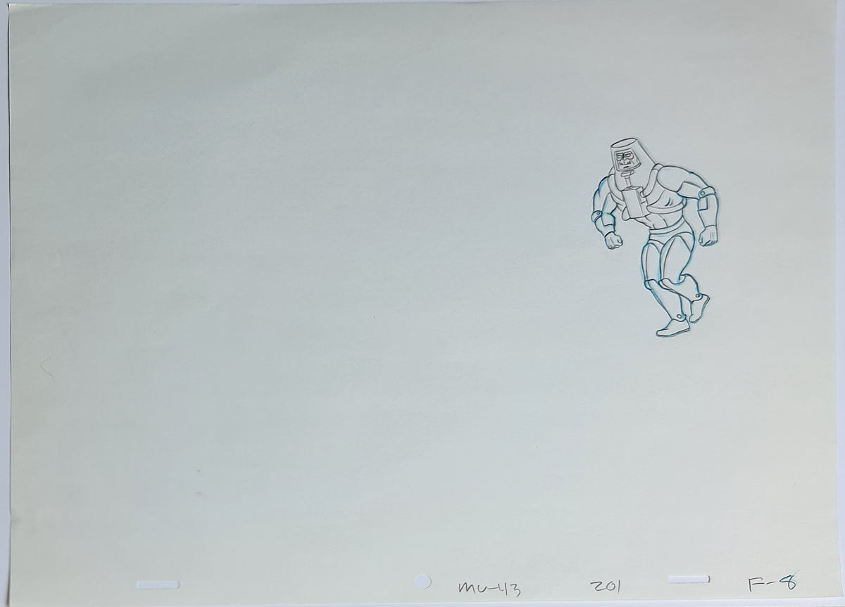 He-Man MOTU Animation Production Cel Drawing: Man-E-Faces - 2551