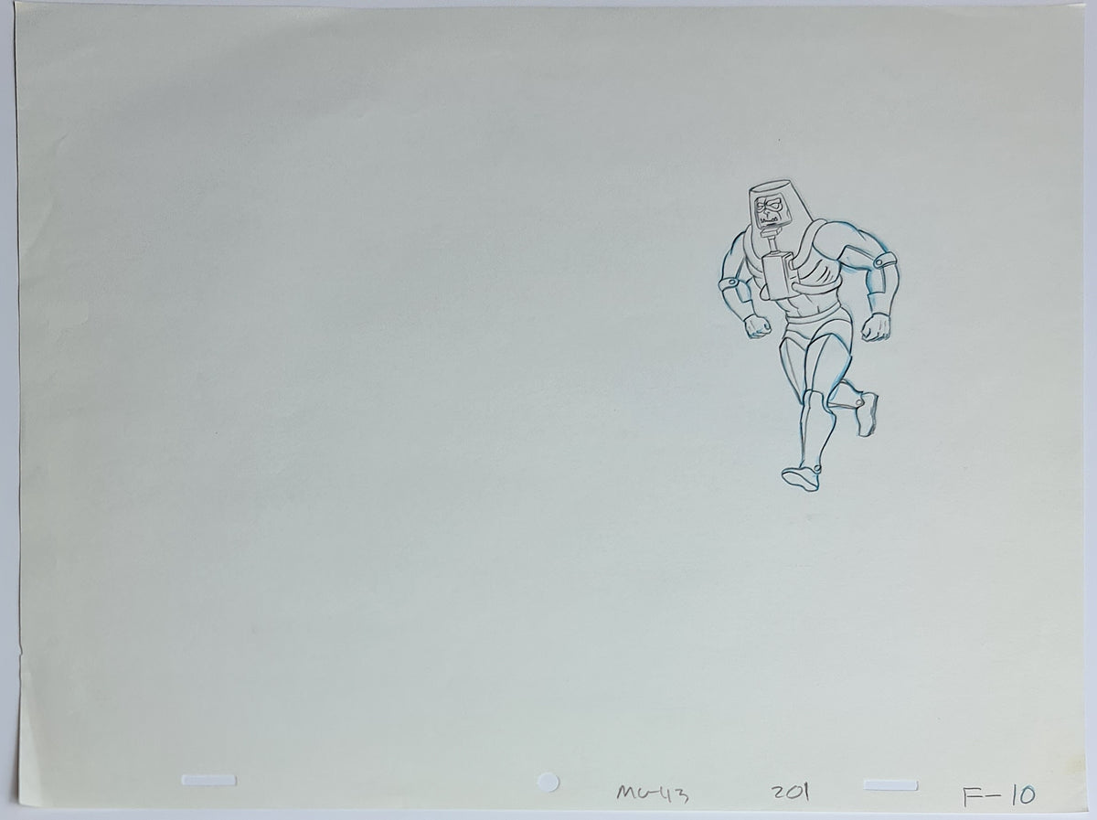 He-Man MOTU Animation Production Cel Drawing: Man-E-Faces - 2553