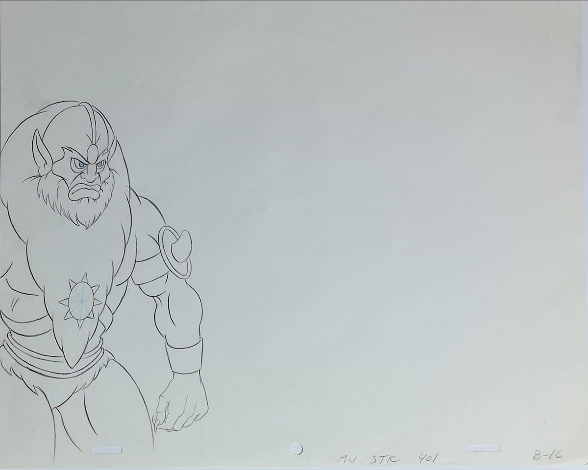 He-Man MOTU Animation Production Cel Drawing: Beastman - 2562