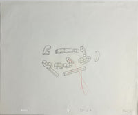 Load image into Gallery viewer, Star Wars Droids Main Title Animation Production Cel &amp; Drawing: 2680
