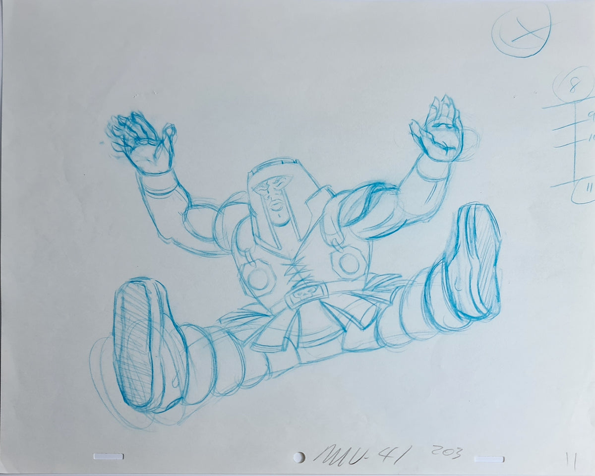 He-Man MOTU Animation Production Cel Drawing: Ram Man - 2735