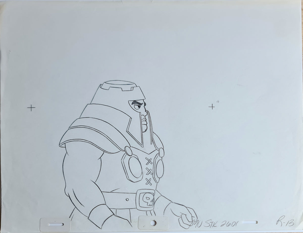 He-Man MOTU Animation Production Cel Drawing: Ram Man - 2758