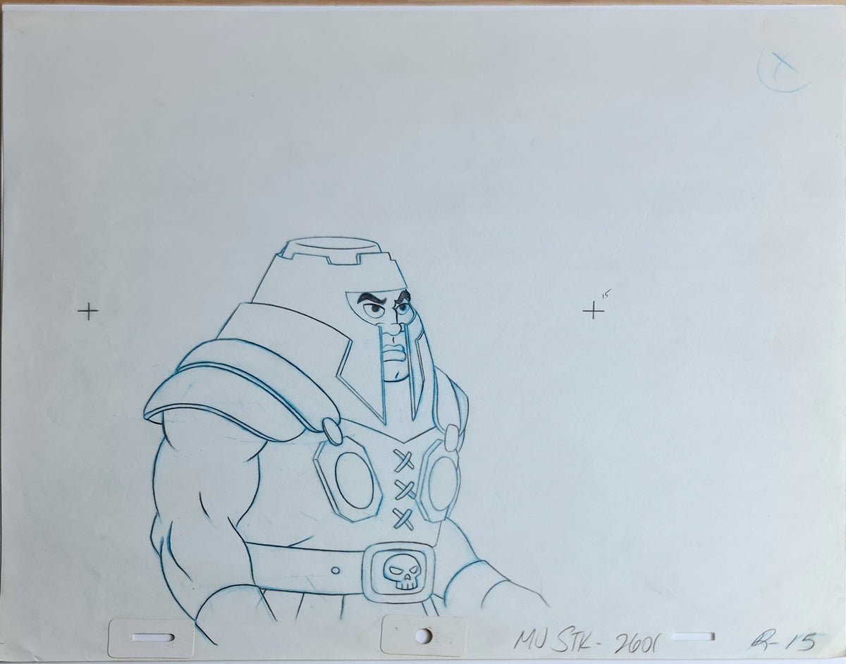 He-Man MOTU Animation Production Cel Drawing: Ram Man - 2760