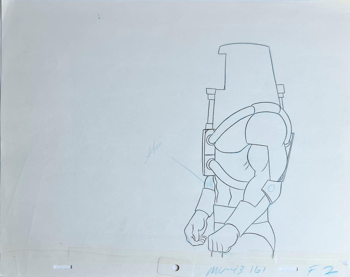 He-Man MOTU Animation Production Cel Drawing: Man-E-Faces - 2796