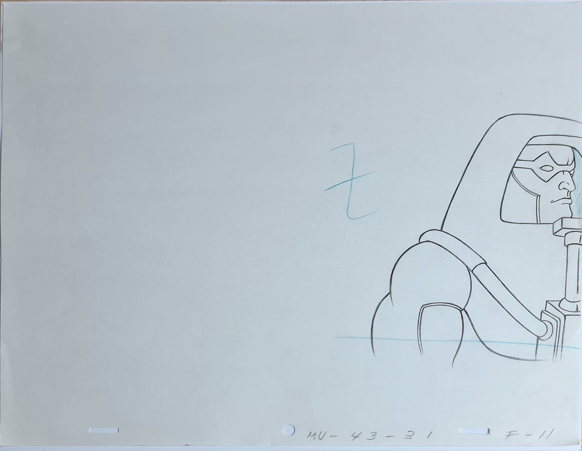 He-Man MOTU Animation Production Cel Drawing: Man-E-Faces - 2798