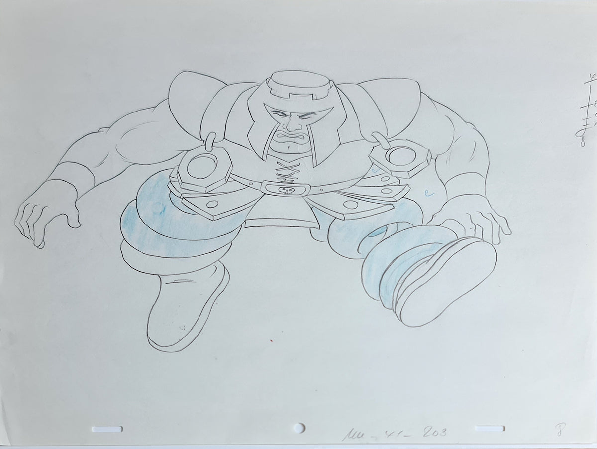 He-Man MOTU Animation Production Cel Drawing: Ram Man - 2803