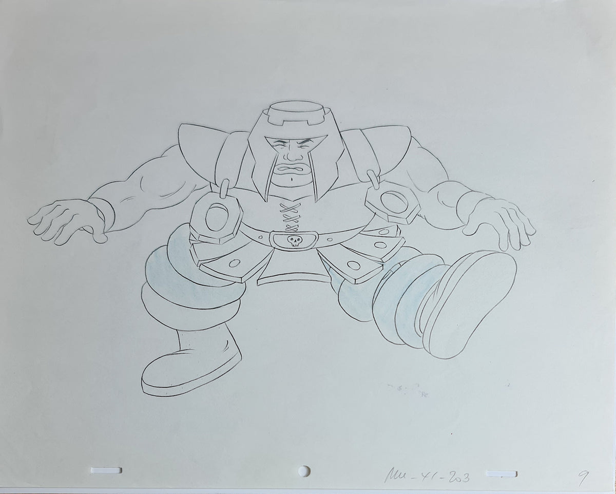 He-Man MOTU Animation Production Cel Drawing: Ram Man - 2805