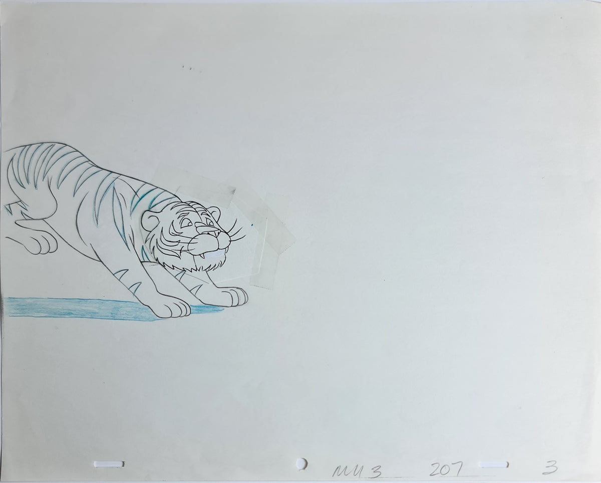 He-Man MOTU Animation Production Cel Drawing: Cringer - 2810
