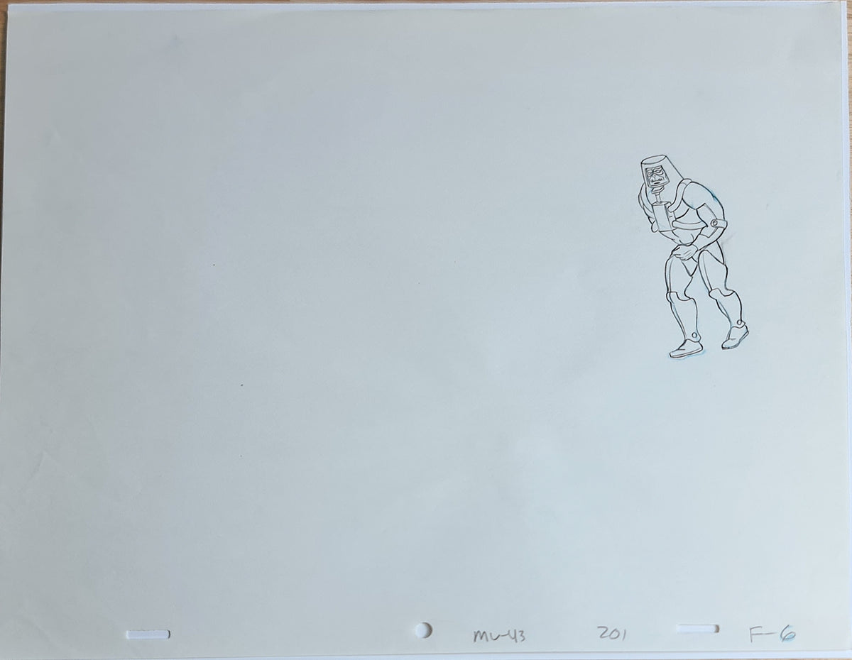 He-Man MOTU Animation Production Cel Drawing: Man-E-Faces - 2819