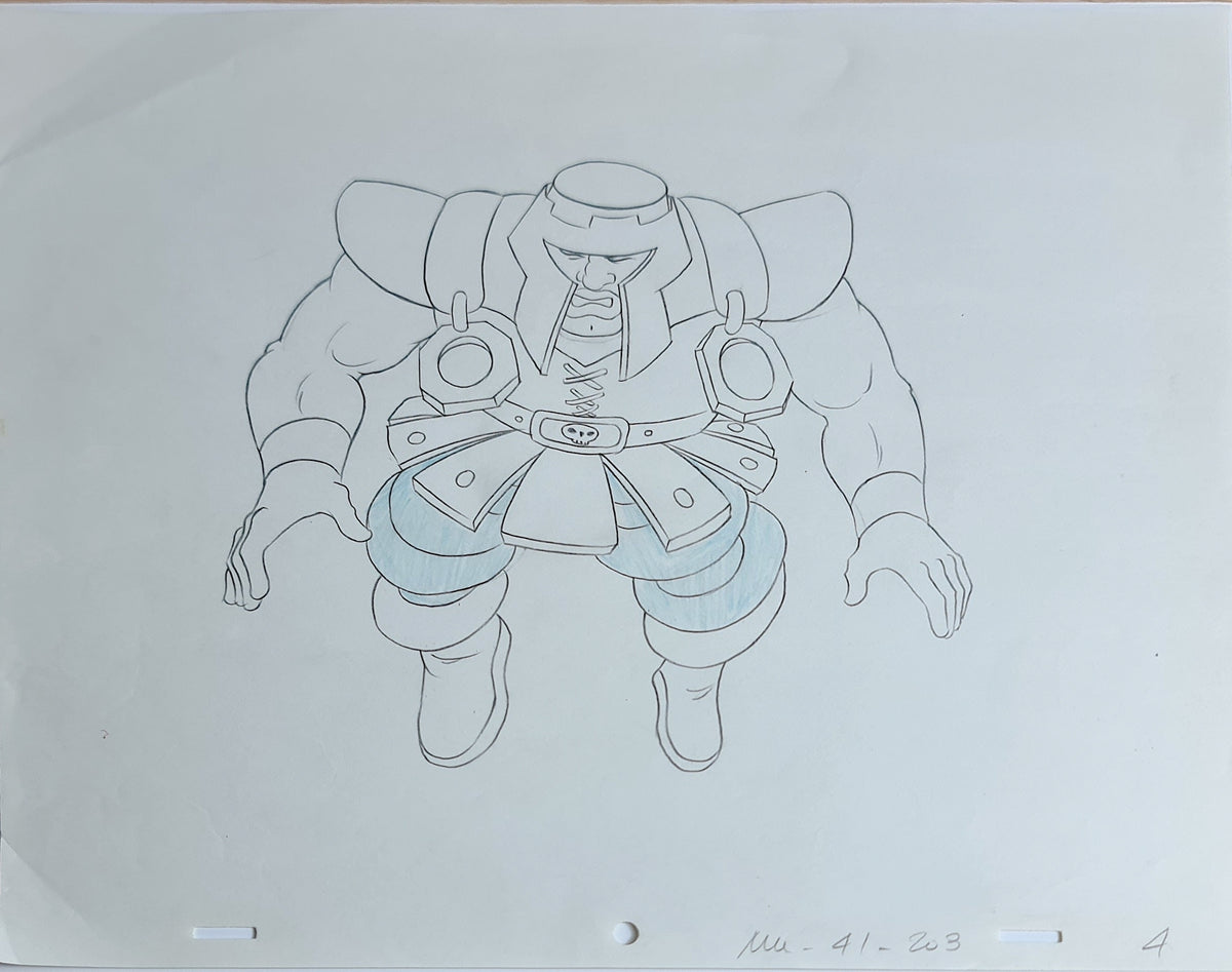 He-Man MOTU Animation Production Cel Drawing: Ram Man - 2826