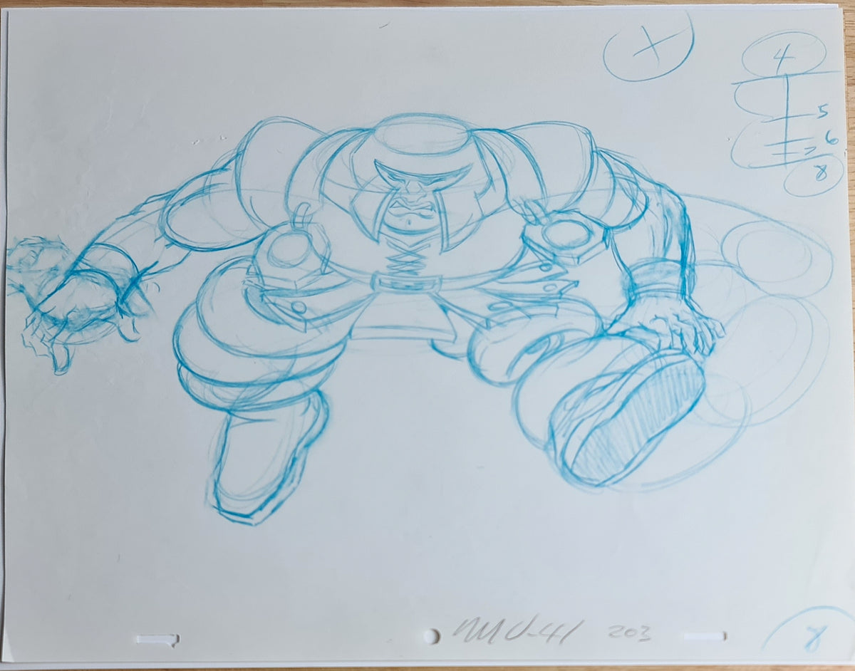 He-Man MOTU Animation Production Cel Drawing: Ram Man - 2829