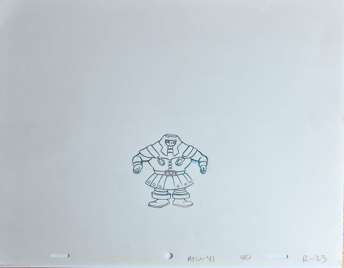 He-Man MOTU Animation Production Cel Drawing: Ram Man - 2830