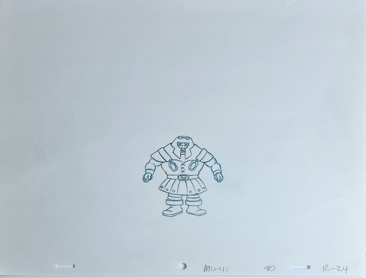 He-Man MOTU Animation Production Cel Drawing: Ram Man - 2831