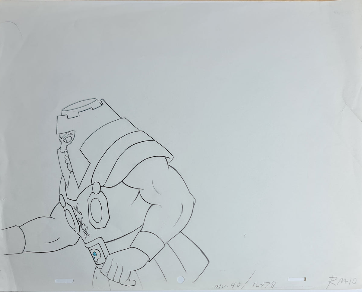 He-Man MOTU Animation Production Cel Drawing: Ram Man - 2847