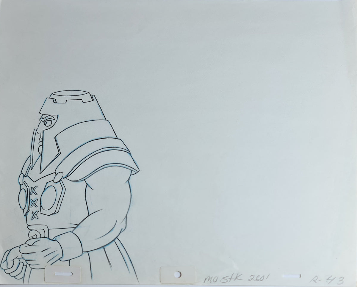 He-Man MOTU Animation Production Cel Drawing: Ram Man - 2854